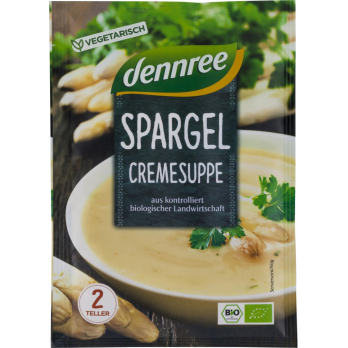 dennree Spargelcremesuppe, 45 gr Packung