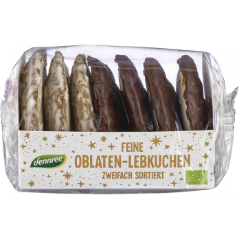 dennree Feine Oblaten Lebkuchen gemischt, 200 gr P