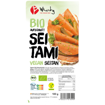 Wheaty Veganer Aufschnitt Seitami, 100 g Stück