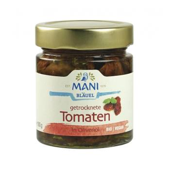 Tomaten in Olivenöl,180 g, Bläuel