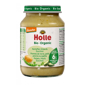 Holle Kartoffeln mit Erbsen, 190 gr Glas