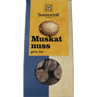 Sonnentor Muskatnüsse, ganz, 25 gr Packung