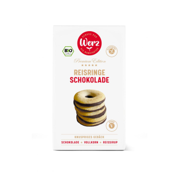 Werz Reis Ringe mit Schokolade glutenfrei 110 gr P