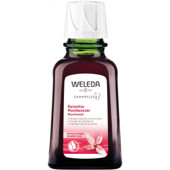 Weleda Ratanhia-Mundwasser, 50 ml Flasche