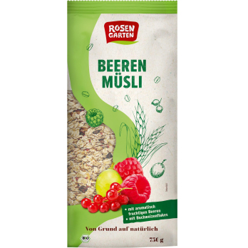 Rosengarten Beeren-Müsli, 750 gr Packung