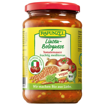 Rapunzel Tomatensauce Linsen-Bolognese vegan, 325