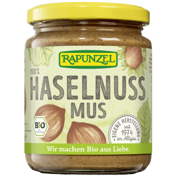 Rapunzel Haselnussmus, 250 gr Glas