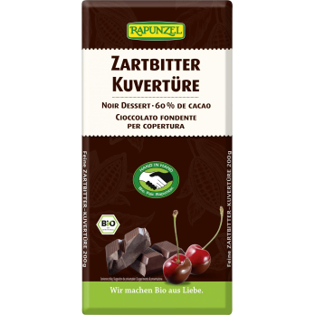 Rapunzel Zartbitter Kuvertüre HIH, 200 gr Packung