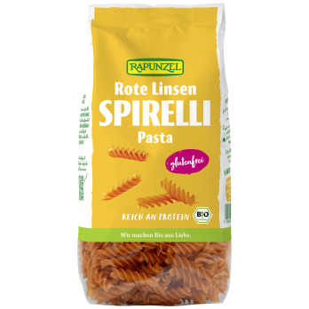 Rapunzel Rote Linsen Spirelli, 300 gr Packung