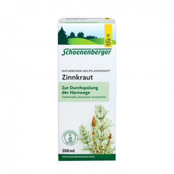 Schoenenberger Zinnkraut-Saft, 200 ml Flasche