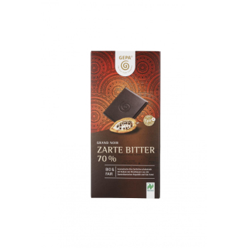 Gepa Grand Noir Zarte Bitter 70%, 100 gr Stück