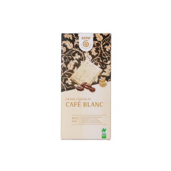 Gepa Grand Chocolat Café Blanc, 100 gr Stück