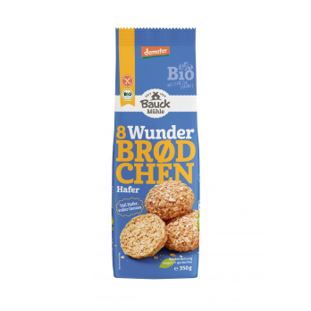 Bauckhof Wunderbrødchen Hafer, 350 g Packung