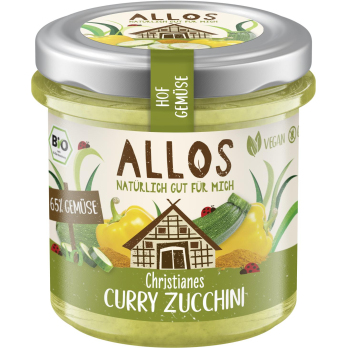 Allos Hof-Gemüse Claudias Curry-Zucchini, 135 gr G