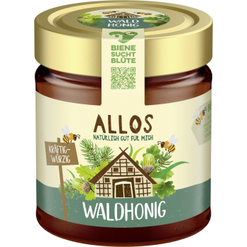 Allos Waldhonig, 500 gr Glas - flüssig -