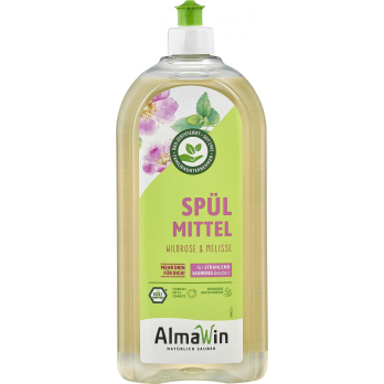 Alma Win Spülmittel Wildrose-Melisse, 1 ltr Flasch