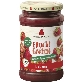 Zwergenwiese FruchtGarten Erdbeere, 225 gr Glas -7