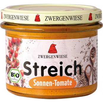 Zwergenwiese Sonnen-Tomate Streich, 180 gr Glas