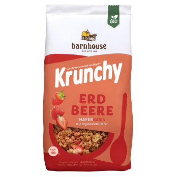 Barnhouse Krunchy Erdbeer, 375 gr Packung