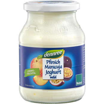 dennree Fruchtjoghurt mild Pfirsich-Maracuja mild,