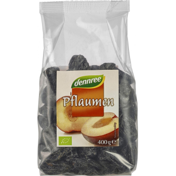dennree Pflaumen, entsteint, 400 gr Packung