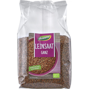 dennree Leinsaat, 500 gr Packung