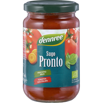 dennree Tomatensauce Sugo Pronto, 340 gr Glas