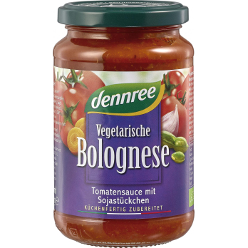 dennree Vegetarische Bolognese, Tomatensauce mit S