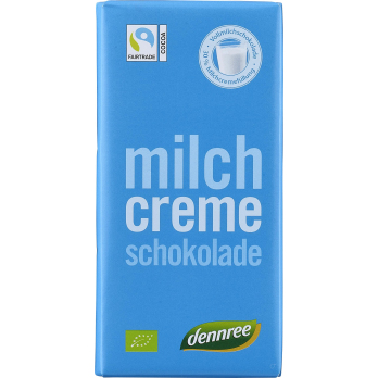 dennree Vollmilchschokolade mit Milchcremefüllung,