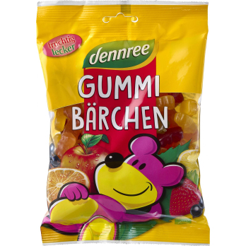 dennree Gummi-Bärchen, 400 gr Packung