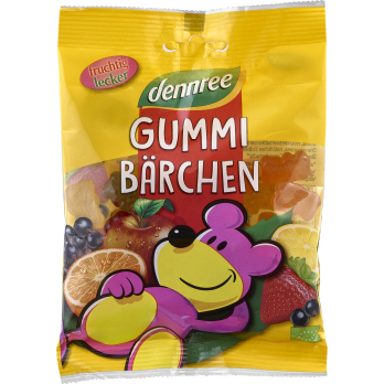 dennree Gummi-Bärchen, 100 gr Packung