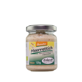 Erhardt Demeter Meerrettich, 125 gr Glas