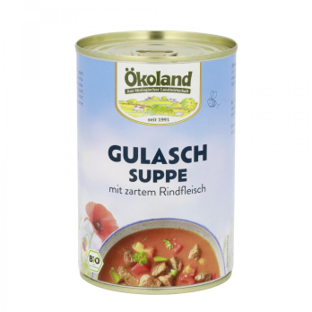 Ökoland Gulaschsuppe, 400 gr Dose