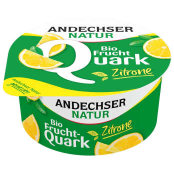 Andechser Natur Fruchtquark Zitrone, 150 gr Becher