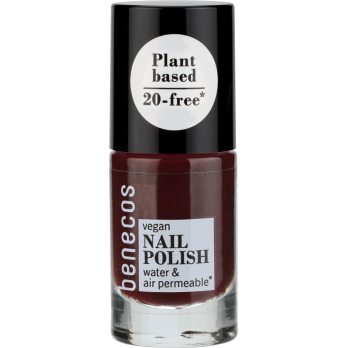 benecos Nail Polish vamp, 5 ml Flasche