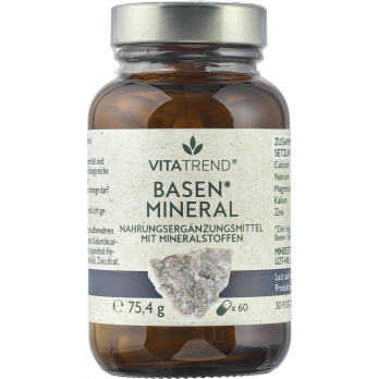 VitaTrend Basen Mineral Kapseln, 60 St Glas