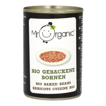 Mr. Organic Gebackene Bohnen, 400 gr Dose (240 gr)