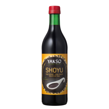 Yakso Sojasauce Shoyu, mild, 500 ml Flasche
