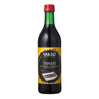Yakso Sojasauce Tamari, würzig,  500 ml Flasche -g