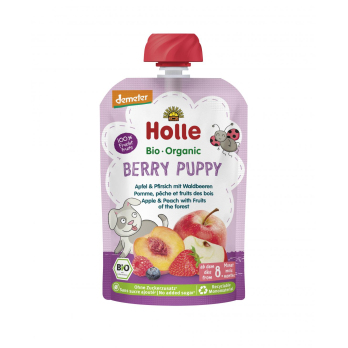 Holle Berry Puppy Apfel & Pfirsich mit Waldbeeren