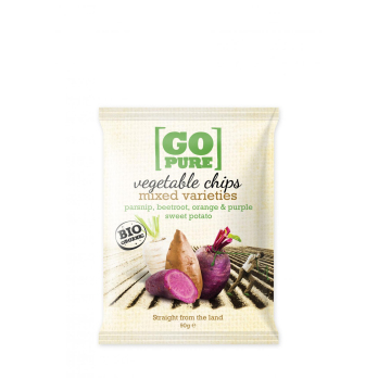 Go Pure Gemüse-Chips, 90 gr Packung